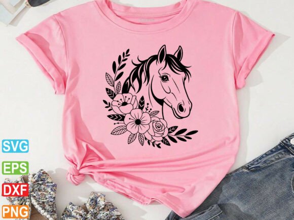 Download Floral Horse Lover SVG,Floral Animal Svg - Premium Bundle